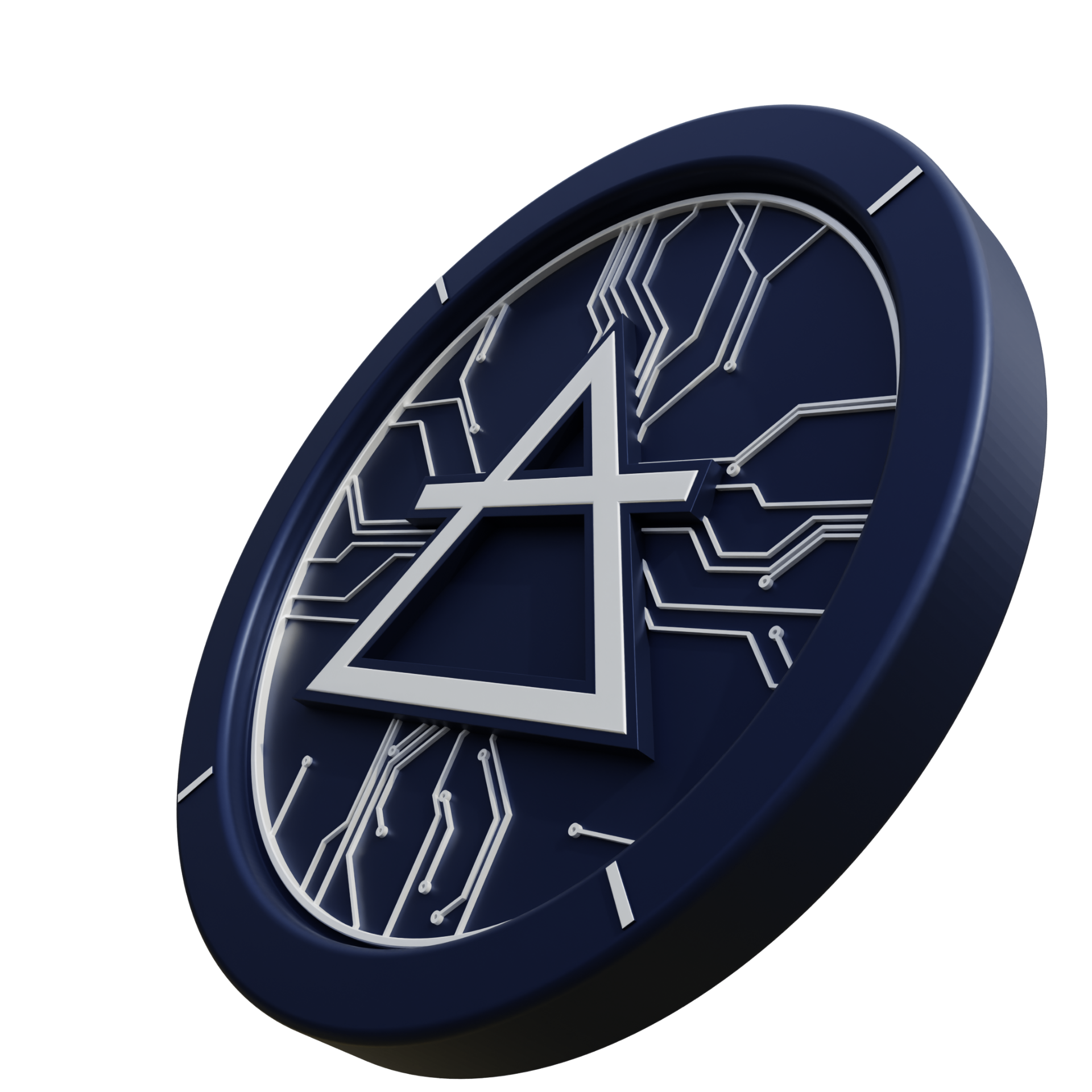 AERE Network coin — left perspective